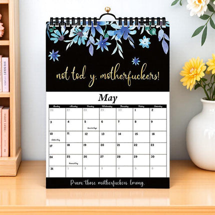Exhausted women 2026 Wall Calendar 28.5 x 21 cm – Funny and Inspirational Designs for Home, Office, or Gift in Australia.
