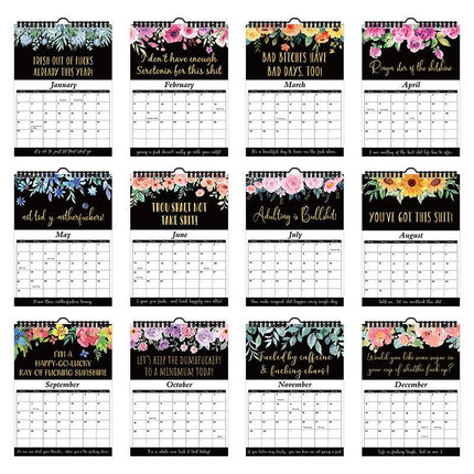 Exhausted women 2026 Wall Calendar 28.5 x 21 cm – Funny and Inspirational Designs for Home, Office, or Gift in Australia.