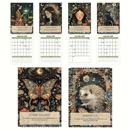 Mindfulness Magic 2026 Wall Calendar 28.5 x 21 cm – Funny and Inspirational Designs for Home, Office, or Gift in Australia.