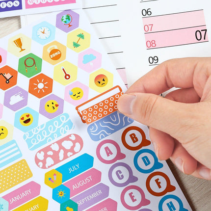 2026 Wall Planner Calendar with Stickers and Double-Sided Tape – 742 x 525 mm for Home, Office or Study in Australia.