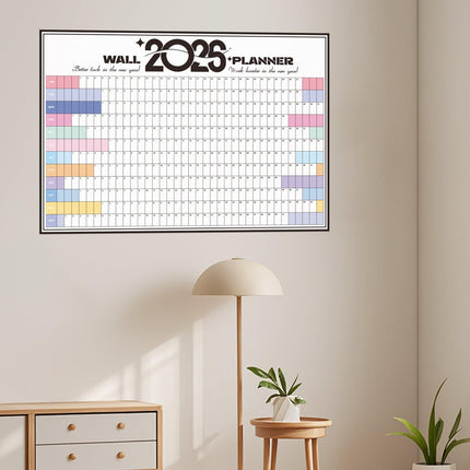 2026 Wall Planner Calendar with Stickers and Double-Sided Tape – 742 x 525 mm for Home, Office or Study in Australia.
