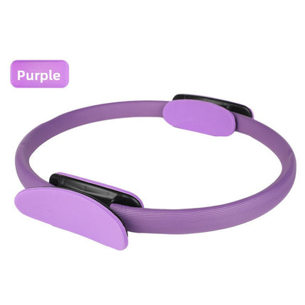 Purple Pilates Ring Exercise Tool – High-Elasticity Yoga Ring for Core Strength, Postpartum Recovery, Glute Toning & Full-Body Workout (Unisex).