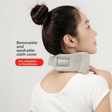 360° Neck Support Collar with Cooling Mesh Fabric – Posture Corrector for Forward Head & Neck Pain Relief, Includes Washable Cover (Free Replacement Cover Included).