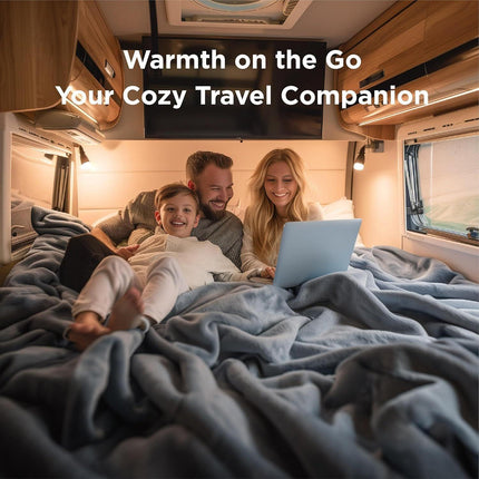 Grey Ultra-Soft Coral Fleece Blanket – Lightweight Summer Throw for Office Naps, Air Conditioning, and Cozy Home Use(70*100cm).