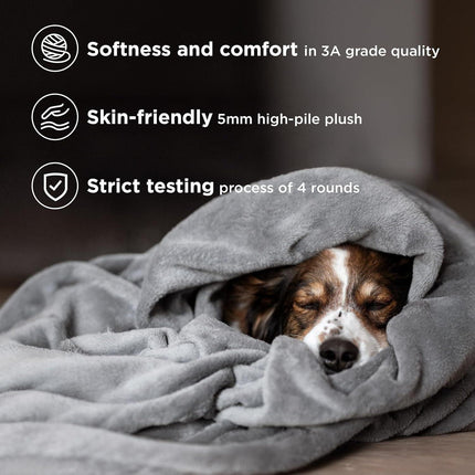 Grey Ultra-Soft Coral Fleece Blanket – Lightweight Summer Throw for Office Naps, Air Conditioning, and Cozy Home Use(200*230cm).