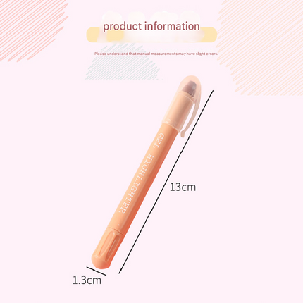 Morandi Color Solid Gel Highlighters 8 Pack No Bleed Dry Highlighter Pens for School Office Journaling and Aussie Students Stationery Kit.
