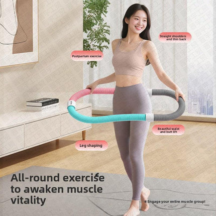 Flexible Hula Hoop with PVC Spring Design for Core Strength and Waist Toning Ideal for Home Fitness and Postpartum Recovery Local Standard Fit.