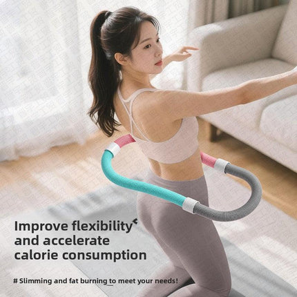 Flexible Hula Hoop with PVC Spring Design for Core Strength and Waist Toning Ideal for Home Fitness and Postpartum Recovery Local Standard Fit.
