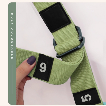 Blue Aerial Yoga Door Hanging Strap for Home Workouts Adjustable Stretch Band for Backbend Inversion and Flexibility Premium Standard Fit for Local Enthusiasts.