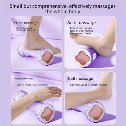 Green Foot Massage Roller for Arch Support and Plantar Fasciitis Relief Durable Fascia Massage Tool with 500 Pressure Points for Local Home Office Wellness.
