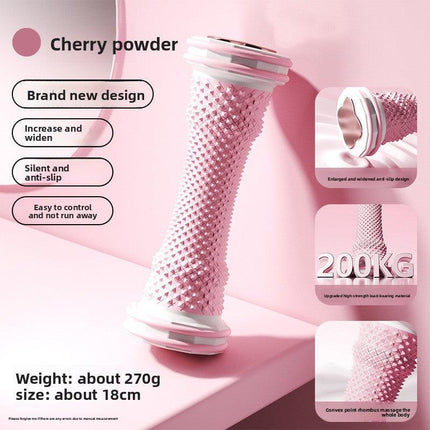 Pink Foot Massage Roller for Arch Support and Plantar Fasciitis Relief Durable Fascia Massage Tool with 500 Pressure Points for Local Home Office Wellness.
