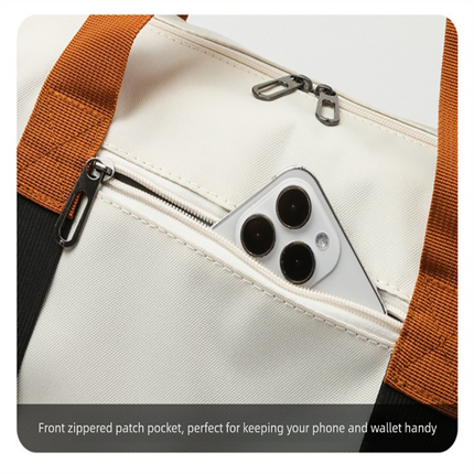 Royal blue Large Capacity Travel Duffel Bag for Women with Yoga Mat Holder and Shoe Compartment Water Resistant Weekend Bag Ideal for Local Gym and Travel Use.