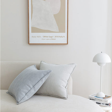 Cream White Nordic Herringbone Chenille Pillowcases 2 Pack 45x45cm for Sofa and Bed Soft Decorative Cushion Covers No Inserts Included Local Standard Fit Home Styling.