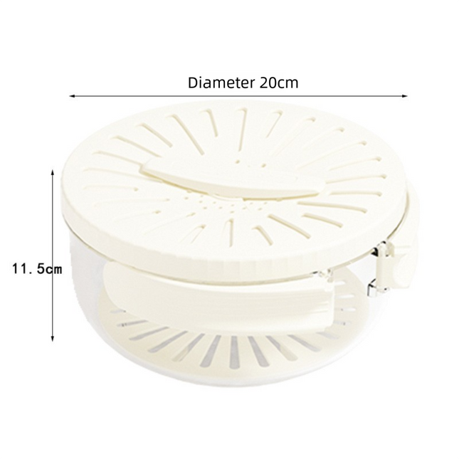 White large Multi-functional Fruit and Vegetable Washing Bowl with Lid and Hidden Handle Double-Layer Drainage Container for Refrigerator Storage and Outdoor Picnic Efficient Food Preservation for Local Standard Kitchens.