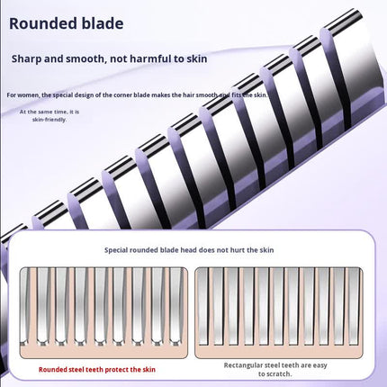Pink Electric Hair Remover for Women Dual-Head Design Wireless Rechargeable Trimmer for Bikini and Full Body Painless Grooming for Local Professionals.