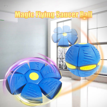 Green Transformable Dog Toy – Dual-Mode Bouncing Ball & Flying Disc for Interactive Play, Durable Chewing, and Mental Stimulation.