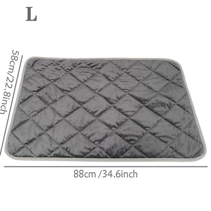 Self-Warming Pet Mat with Heat Reflective Technology for Dogs and Cats Waterproof No Electricity Needed Comfortable Winter Pad for Local Pet Owners(58*88cm).