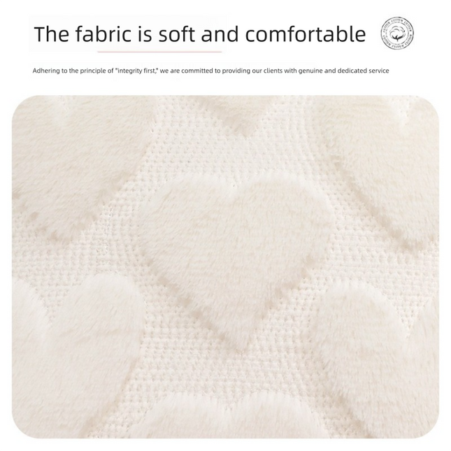 2-PCS Red Romantic Heart-Shaped Tufted Pillow Covers Soft Plush 45x45cm Decorative Cushion Cases for Valentine's Day Living Room Sofa Local Standard Fit.