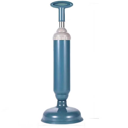 Blue High-Pressure Toilet Plunger with Vacuum Seal – Powerful Drain Unclogger for Toilets, Sinks & Drains (45cm).