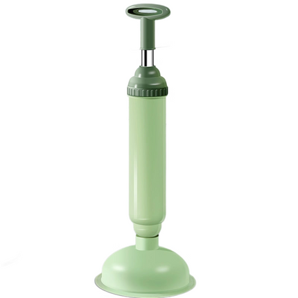Green High-Pressure Toilet Plunger with Vacuum Seal – Powerful Drain Unclogger for Toilets, Sinks & Drains (45cm).
