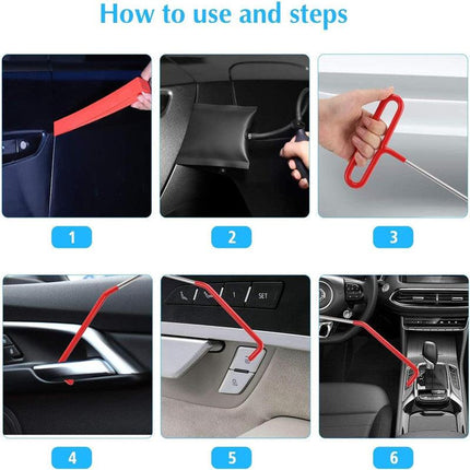 Comprehensive Car Dent Repair and Interior Removal Tool Set with High-Pressure Air Wedge Pumps for Professional Maintenance Efficient Repair Solution for Local Mechanics(L1).
