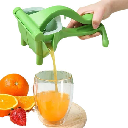 2-PCS Manual Citrus Juicer with Removable Filter – Compact Kitchen Tool for Fresh Fruit Juicing and Garlic Crushing, Ideal for Home Use.