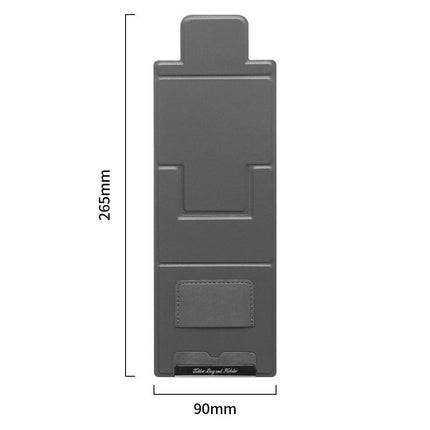 2-PCS Red Portable Foldable Phone Stand with Card Holder – Compact Desktop Mobile Phone Holder for Home, Office, and Travel Use.