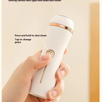 Electric Foot Callus Remover Rechargeable Pedicure Tool with 3 Grinding Heads Portable Dead Skin Exfoliator Peach Pink.