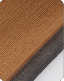 EVA Faux Teak Boat Flooring Border Trim Self Adhesive Marine Decking Strip Non Slip Foam Sheet for Yacht Caravan RV (Light Brown & Black, 240cm x 5.7cm).