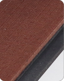 EVA Faux Teak Boat Flooring Border Trim Self Adhesive Marine Decking Strip Non Slip Foam Sheet for Yacht Caravan RV (Dark Brown & Black, 240cm x 5.7cm).