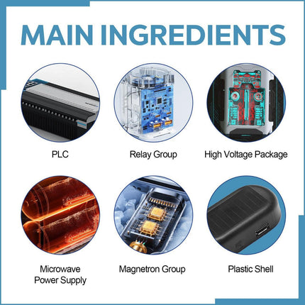 Solar Powered Car Antifreeze Snow Removal Device Electromagnetic Windshield De-icer Anti-Fog Frost Tool for Winter Driving.