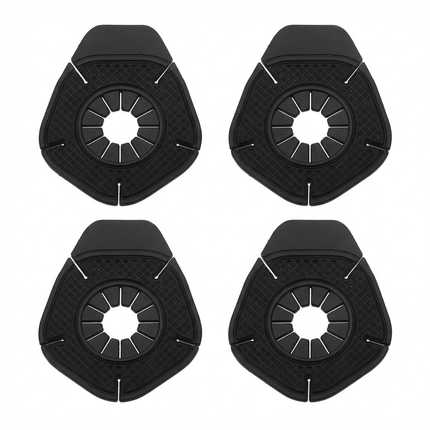 4 PCS Universal Car Wiper Hole Protective Covers Silicone Dust Guard for Windshield Wiper Arms Prevents Leaves Debris and Snow Blockage Black.