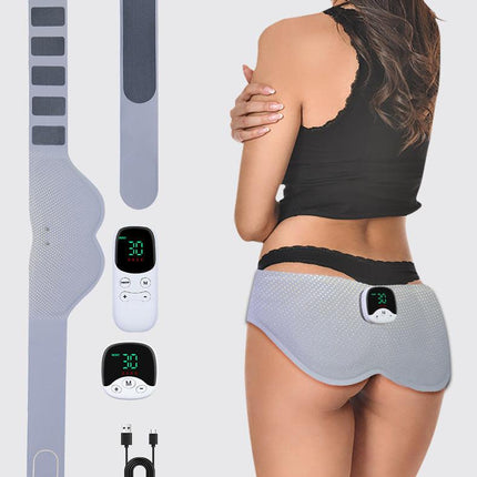 Electric Hip Trainer EMS Muscle Stimulator Buttock Lifting Belt with Remote Control 10 Modes 30 Intensity Levels Rechargeable Home Gym Workout.