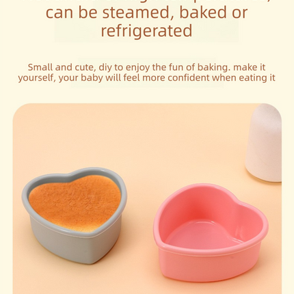 9 Inch Large Heart Shaped Silicone Cake Mould - Pink Non-Stick Baking Pan for Party & Celebration Cakes - Reinforced Rolled Edge Tray (25.9cm).