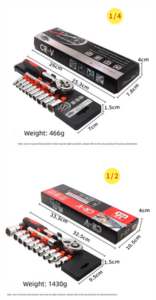 12 Piece 3/8 Inch Drive Ratchet and Metric Socket Wrench Set Professional Mechanics Tool Kit for Automotive Repair and DIY Workshop.