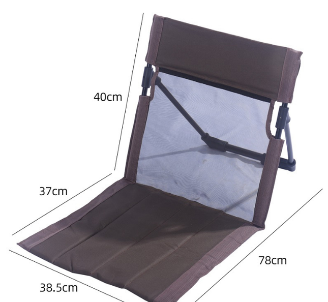 Portable Folding Camping Chair with Aluminum Support Rod Lightweight Mesh Lawn Seat and Backrest for Outdoor Beach Hiking Purple Mesh Style.