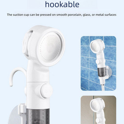 Portable Electric Outdoor Shower Kit Handheld Battery-Powered Shower Head Set for Camping, Dormitories, and Construction Sites.