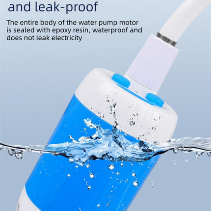 2-in-1 Portable Electric Outdoor Shower and Car Wash Kit Handheld Rechargeable Water Pump Set for Camping, Dorms, and Detailing.