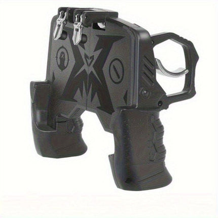 K21 Mobile Game Controller Gamepad L1 R1 Trigger Fire Buttons Ergonomic Grip for PUBG COD Mobile iOS Android Phone Black.