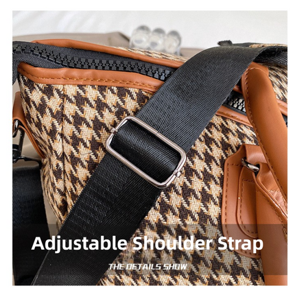 Black Large Capacity Knitted Travel Bag with Shoe-Zone - Weekend Overnight & Carry-on Gym Bag.