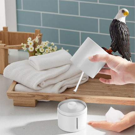 Adorable Grey Pigeon Smart Motion Sensor Foam Pump - Touchless Hand Washer with Anti-Glare Technology for Outdoor & Bright Light.