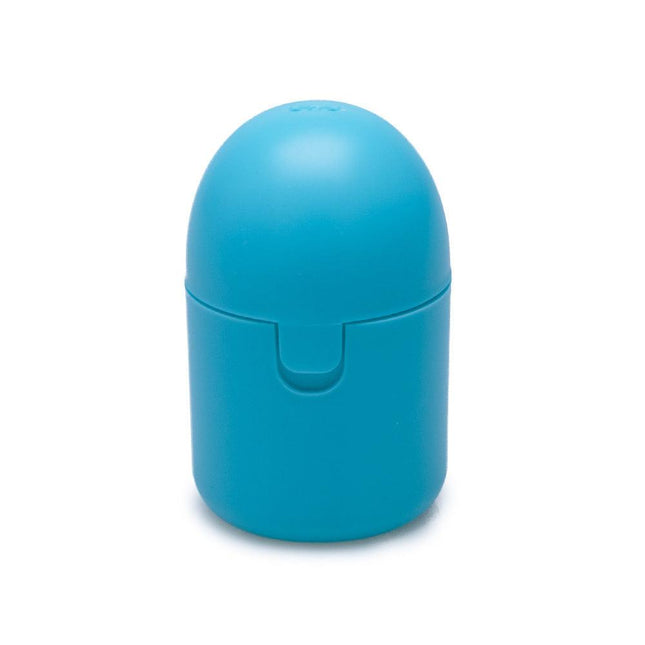 2PCS Reusable Medical Grade Silicone Menstrual Cup(XS Size) & 2PCS Matching Sterilizer Box - Microwave Safe Disinfector Case, Heat Resistant 130°C (Blue Set).