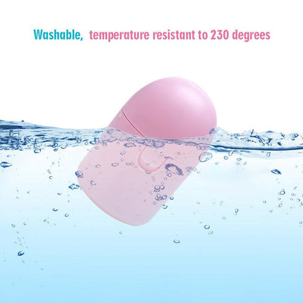 2PCS Reusable Medical Grade Silicone Menstrual Cup(XS Size) & 2PCS Matching Sterilizer Box - Microwave Safe Disinfector Case, Heat Resistant 130°C (Blue Set).