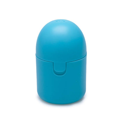 2PCS Reusable Medical Grade Silicone Menstrual Cup(S Size) & 2PCS Matching Sterilizer Box - Microwave Safe Disinfector Case, Heat Resistant 130°C (Blue Set).