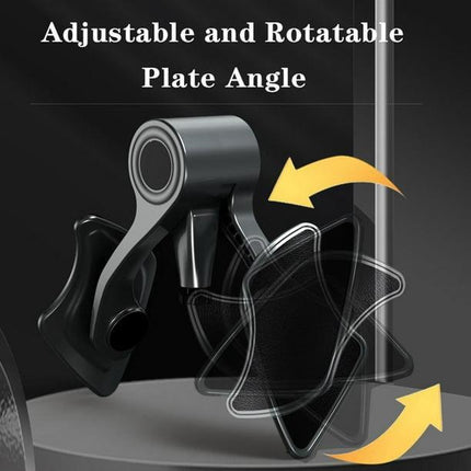 2-in-1 Black Kegel Trainer for Glute Lifting & Leg Toning - Adjustable Resistance & 360° Rotating Baffles for Postpartum Recovery & Pelvic Health.