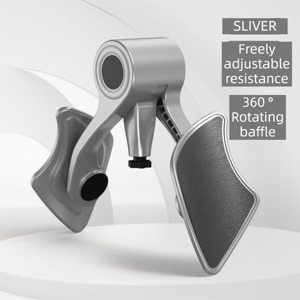 2-in-1 Sliver Kegel Trainer for Glute Lifting & Leg Toning - Adjustable Resistance & 360° Rotating Baffles for Postpartum Recovery & Pelvic Health.