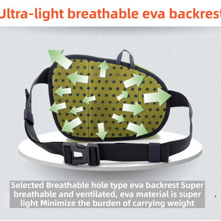 Blue Lightweight Running Waist Pack with Stable Bottle Holder - Multi-Functional Nylon Sports Fanny Pack for Marathon, Hiking, Cycling & Climbing.