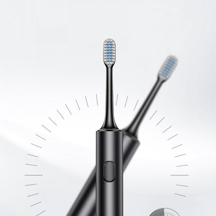 White Sonic Electric Toothbrush Kit with 5 Cleaning Modes, 4 Heads & Travel Case - Smart Timer & Quad-Pacer, Soft Double-Arc Bristles and 120-Day Long Battery Life.