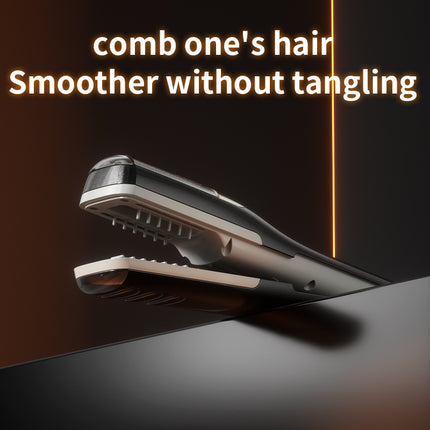 Pink Cordless Automatic Split End Hair Trimmer - High-Speed Double-Sided Blade, Visible Trimming Window & Large Opening.