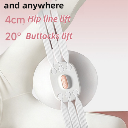 Grey 3-Level Resistance Pelvic Floor & Inner Thigh Trainer - Multi-Function Kegel Exercise Set with 25cm Yoga Ball & 3-Pair Resistance Rope.